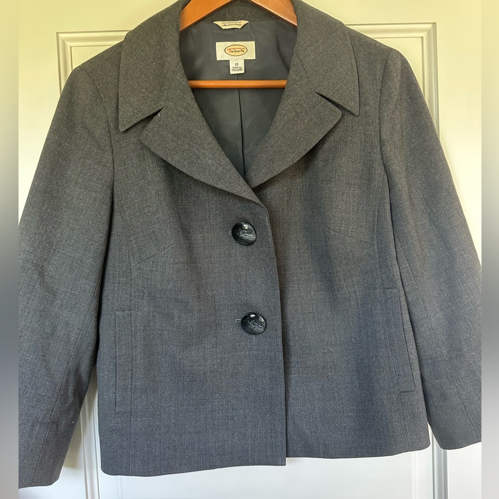 Grey, size 10 Talbot’s blazer